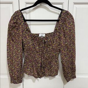 J.Crew Liberty Floral Print Women's Top - Multicolor